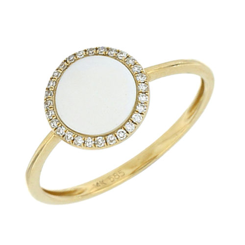 14K Glow Diamond Ring - Khoe Jewellery